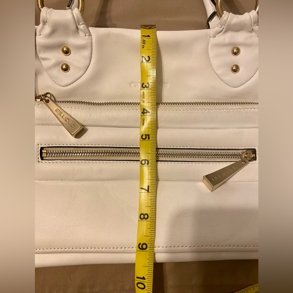 CROMIA Pure White Leather BAG PURSE SATCHEL - Brand NEW - GORGEOUS *TAKE A LOOK* - Picture 13 of 16